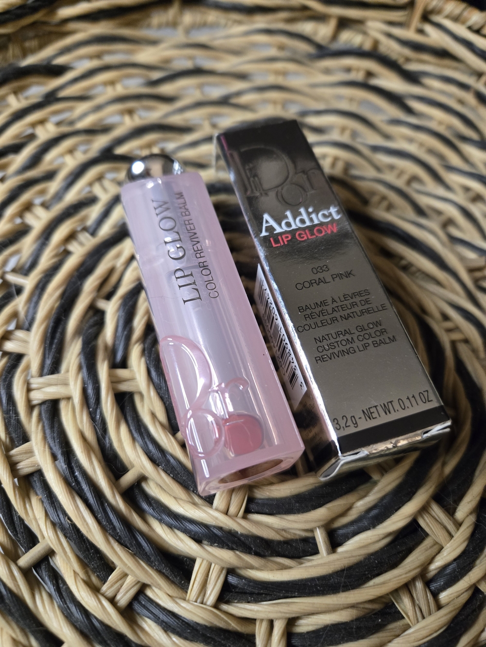 Dior Addict Lip Glow — Coral Pink 033 Hydrating Balm NWOB